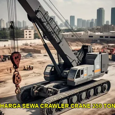 harga sewa crawler crane 250 ton
